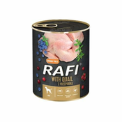 RAFI mokra hrana s prepelico borovnico in brusnico 800g