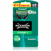 Wilkinson Sword Xtreme 3 Sensitive Comfort britvica za jednokratnu uporabu za muškarce 8 kom