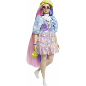 MATTEL Barbie lutka Extra Shimmery Look sa kućnim ljubimcem GVR05