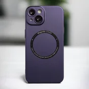Infostyle Silikonski ovitek Chuck s tehnologijo MagSafe za iPhone 14 Vijolična/PC