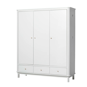 oliver furniture® trokrilni ormar white