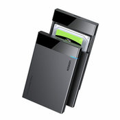 shumee Ohišje za SATA 2.5'' 6TB USB-C 3.0 disk, črno