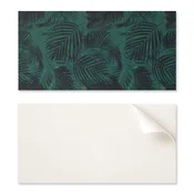 shumee Komplet vinilnih ploščic z motivom palmovega lista za kuhinjo, 10x40x20 cm