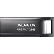 128GB ADATA UR340 USB 3.2 črna kovinska