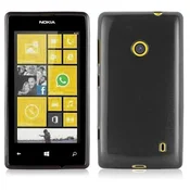 Cadorabo CADORABO Ohišje, združljiv z Nokia v črni barvi - zaščitni pokrov iz fleksibilnega silikona TPU v brušenem dizajnu, (20570356)
