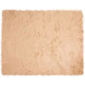 Tepih od umjetne ovcje kože TAFALLA Bež 200 x 280 cm Poliester