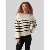 Vero Moda Pulover 10278319 Bež Regular Fit