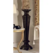 Casa Padrino luxury baroque column black - Magnificent solid wood decorative column - Hotel furniture - Castle furniture - Living room furniture - Luxury quality - Made in Italy