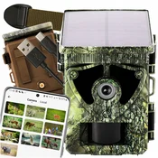 Blow WIFI BT IR baterija 5200mAh solarna prijenosna šumska lovacka kamera LCD 4K FULL HD
