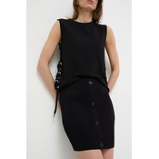 Suknja Silvian Heach boja: crna, mini, pencil