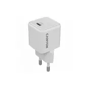 Polnilec CANYON CU45AC GaN 45W 2xPD EU Bela