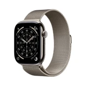 Apple Watch Series 11 pametna ura, GPS + Cellular, 46mm + pašček, M/L, Natural Milanese (MFD04WF/A)