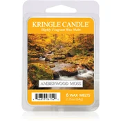 Kringle Candle Amberwood Moss vosek za aroma lučko 64 g