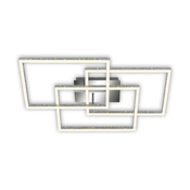 Brilo - prigušiva LED stropna svetiljka FRAME LED/57W/230V 3000K mat hrom