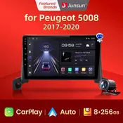 Junsun V1 256GB Android For Peugeot 5008 4008 3008 2017-2020