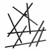 Črn kovinski stenski obešalnik Matches – Spinder Design