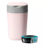 Tommee Tippee Sangenic Twist&Click koš za pelene, roza