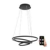 Eglo 900479 - LED prigušiva luster na sajli LOBINERO-Z LED/43,2W/230V crna