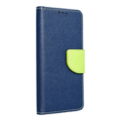 OEM Kabura FANCY Book za MOTOROLA MOTO G14 temno modra limonka