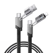 Data kabl REMAX RC-C189 65W Zinc Alloy Braided 4-in-1 Fast Charging/ 1m