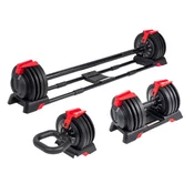 ACRAsport Komplet nastavljivih čink 24 kg, 3v1