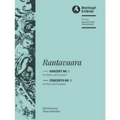 RAUTAVAARA:CONCERTO FOR PIANO NO.1 OP.45 PIANO REDUCTION