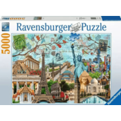 Ravensburger sestavljanka, Kolaž sveta, 5000/1