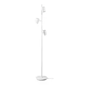 NYMANE Podna lampa s 3 reflektora, bela