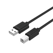 slomart kabel usb 2.0 unitek y-c420gbk črna 3 m
