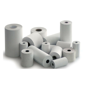 Termalni papir širine 80 mm, dolžina zvitka 61 m, 12 mm votel (premer zvitka do 70 mm) 5 pakiranj (T20, T70, T88)
