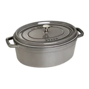 Ovalen lonec za kuhanje, grafitno siva V 6,5 l Staub