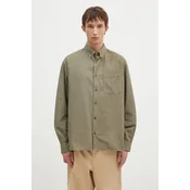 Bombažna srajca A.P.C. Chemise Mateo Logo
