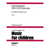 RECORDERS WITH ORFF ENSEMBLE BOOK 1