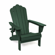 Zelen plastičen vrtni fotelj Adirondack – Bonami Selection
