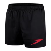 Speedo sport logo 16 watershort black/fed red s - uk32
