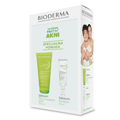 Bioderma Sebium Gel Actif, 200 ml + Kerato+ Gel krema, 30 ml PROMO