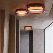MARSET LED stropna svetilka Ringo, O 90 cm, roza, plastika, CCT - Dnevna soba/jedilnica - Dizajn - rosé