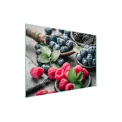 shumee Steklena zaščitna plošča za štedilnik 70x52 Fruit