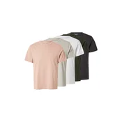 Abercrombie & Fitch Majica svetlo rjava/antracit/svetlo siva/temno zelena/bela