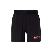 BJÖRN BORG Sportske hlace ljubicasta / narancasta / crvena / crna