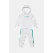 Otroška trenirka adidas Performance MER DNA bela barva, JV5445