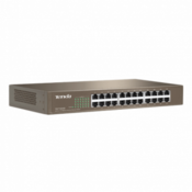 TENDA 24-Port 10/100 Switch TEF1024D Neupravljivi, 24, 24x 10/100M RJ45 porta, 4K