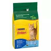 FRISKIES Sterilized, ukusna kombinacija lososa i tune, s povrcem, 1,5kg