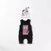 Dvodelni set crni W8268