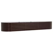 Povišena gredica Smeda 320 x 80 x 44 cm Celik