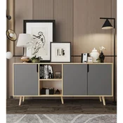 Hanah Home komoda Latina Modern 180, 180 cm, hrast Sapphire / antracit