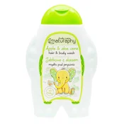 Otroški gel za prhanje in šampon 2v1 z jabolkom in aloe vero Naturaphy 300ml 30032