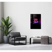 Wallity Dekorativna slika na kaljenom staklu, 70x100cm, Šarena