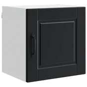 Vidaxl Omarica na steni PORTO Črna 40 x 31 x 40 cm Konstruiran les