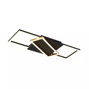 Kitlee STROPNA SVETILKA LED 40W/ČRNA/ZLATA/IP20/3600lm RA71391